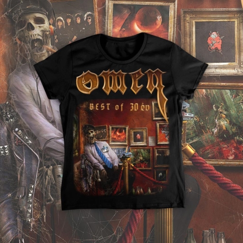 Omen: Best Of Omen - 30 Év Női póló
